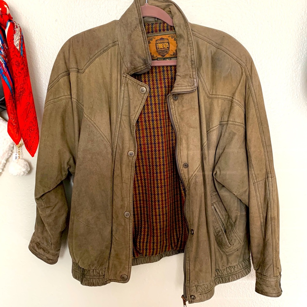 Vintage leather jacket
